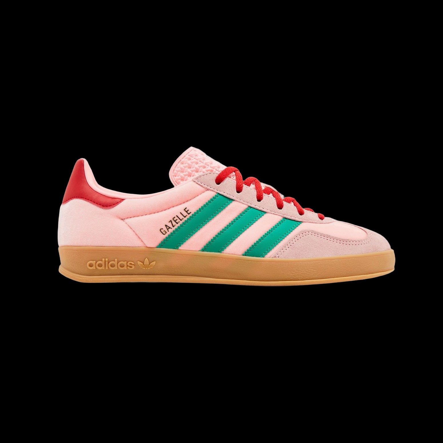 Wmns Gazelle Indoor 'Glow Pink Court Green'