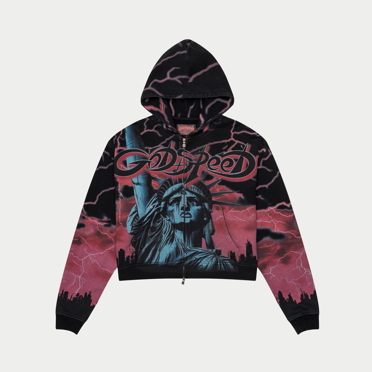 Godspeed Voltage Zip Hoodie (Red)