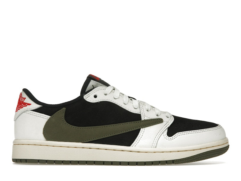 Jordan 1 Retro Low OG SP Travis Scott Olive (Women's) - Image 1