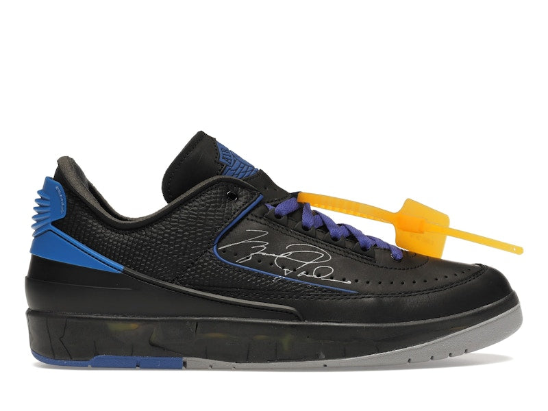 Jordan 2 Retro Low SP Off-White Black Blue - Image 1