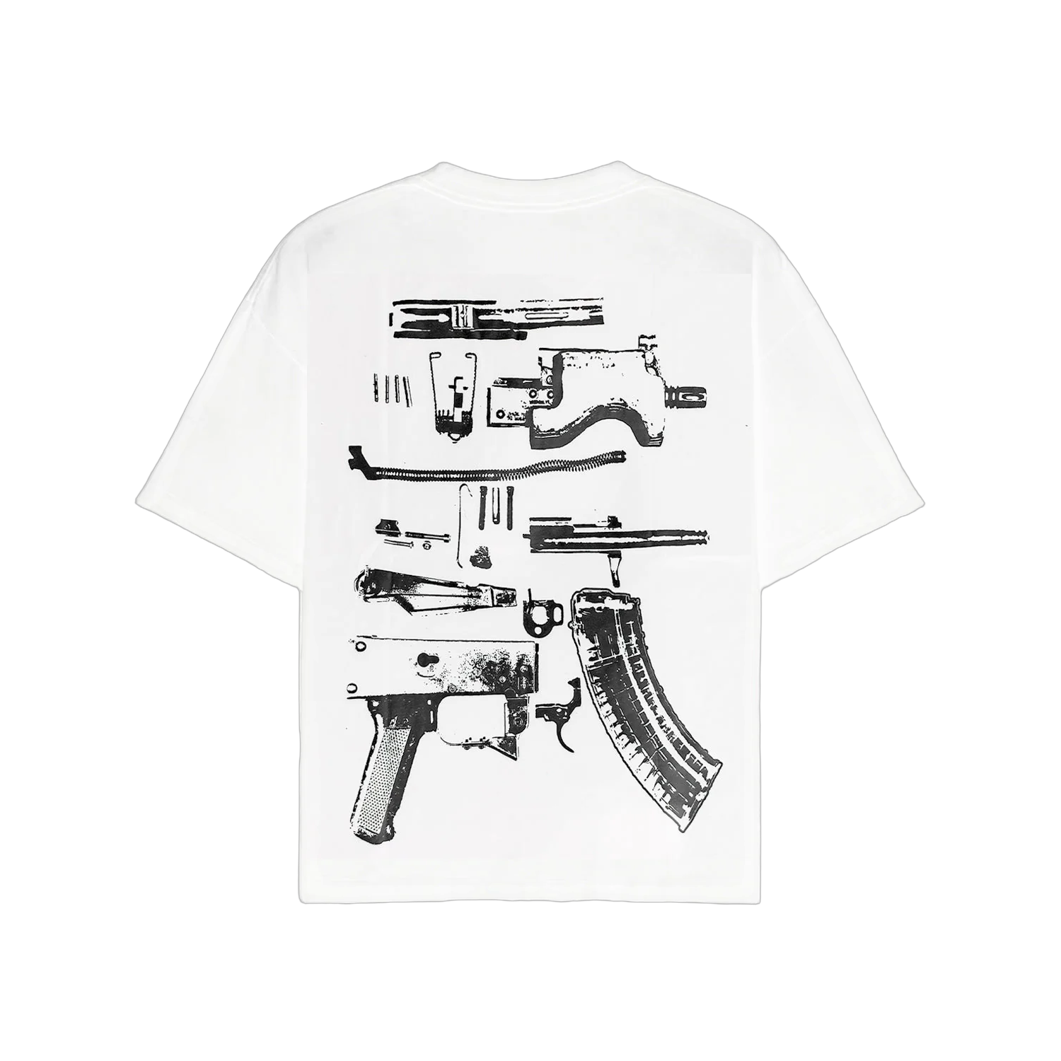KIXKZ CLOTHING IN DRACO WE TRUST TEE WHITE/BLACK