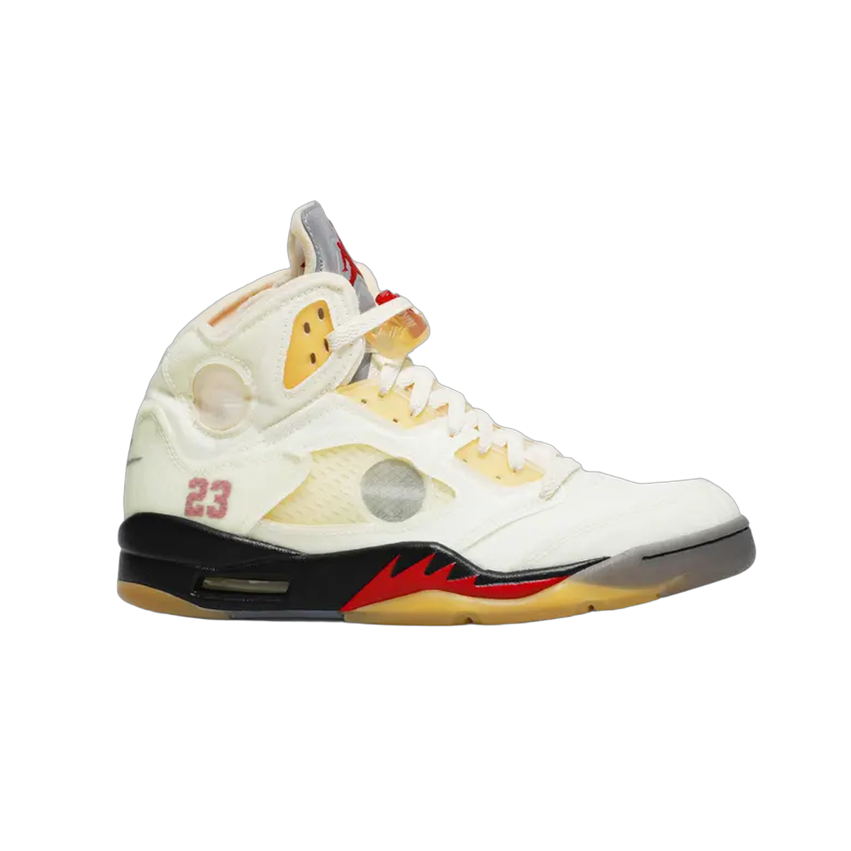 Pre-Owned No Box Off-White x Air Jordan 5 SP 'Sail'
