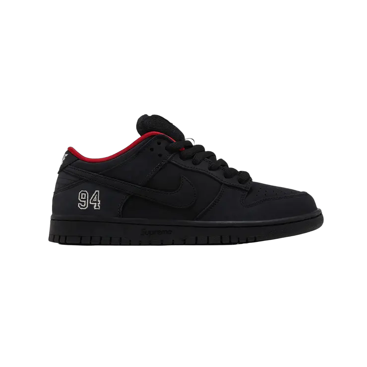Pre-Owned Nike Supreme x Dunk Low SB 'Black'