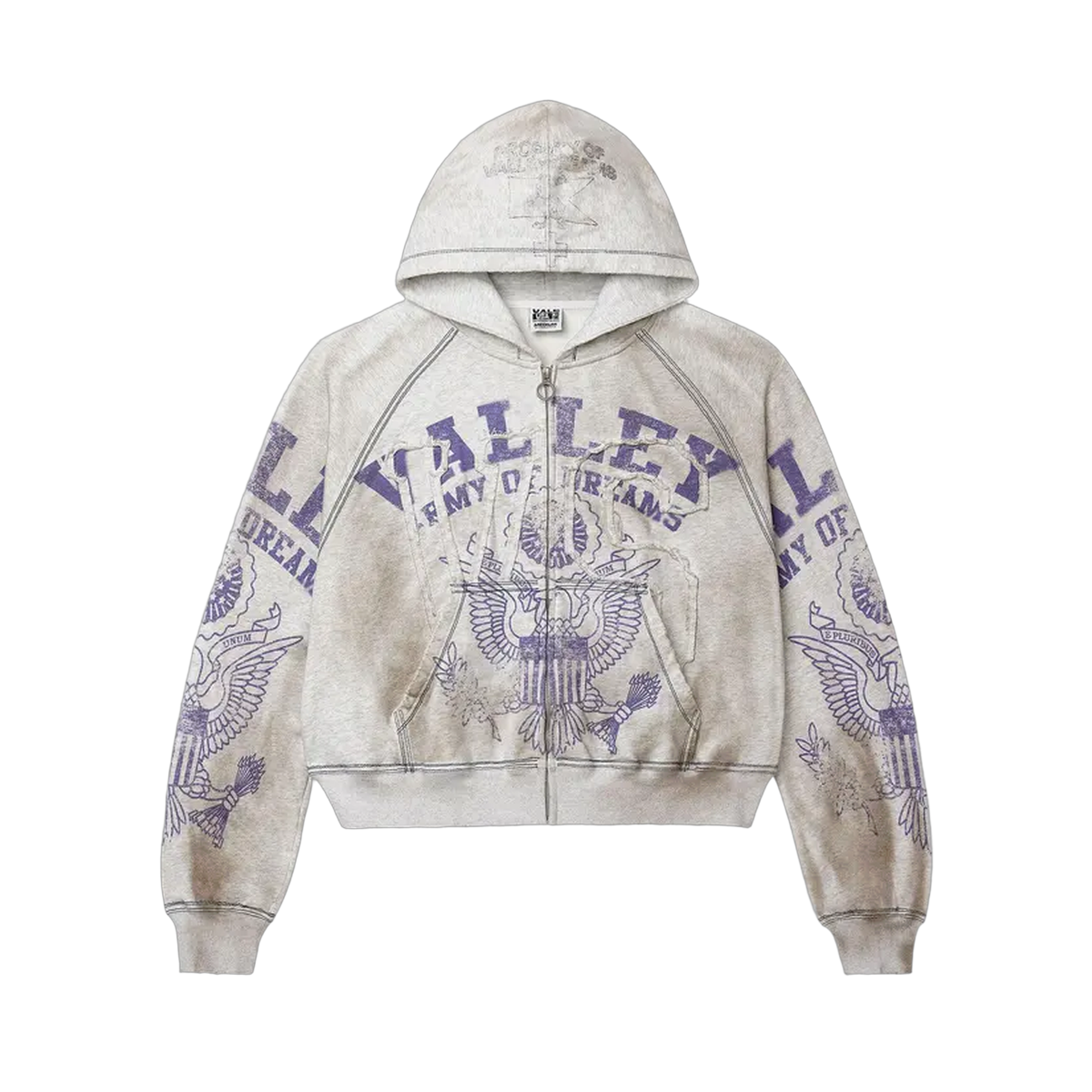 Vale Forever Army Zip Up 'Dirt/Grey'