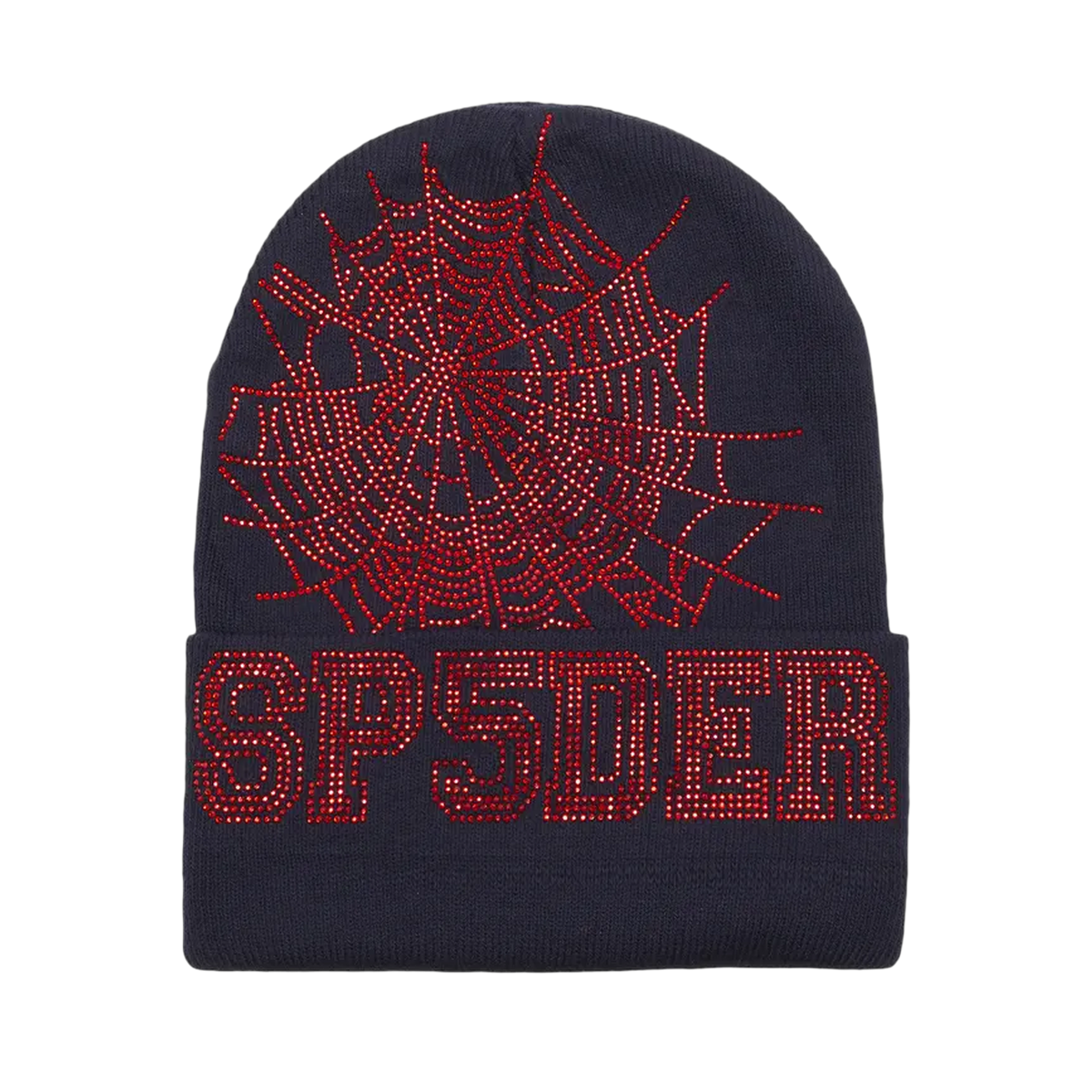 Sp5der Web Beanie 'Navy/Red'