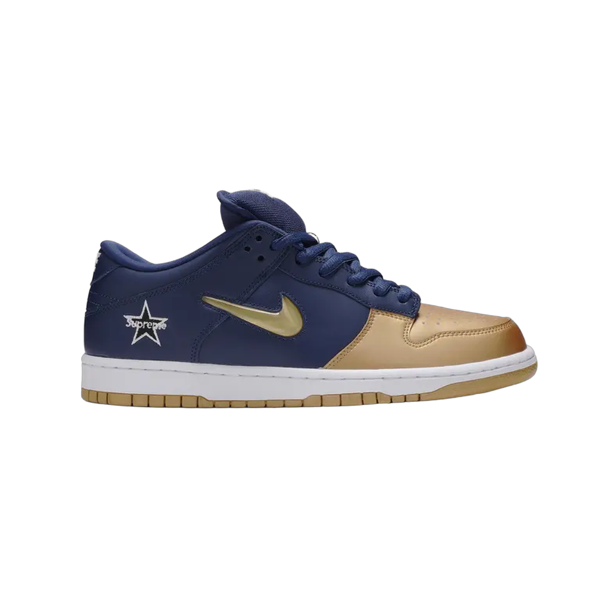Pre-Owned No Box Supreme x Nike Dunk SB Low QS 'Metallic Gold'