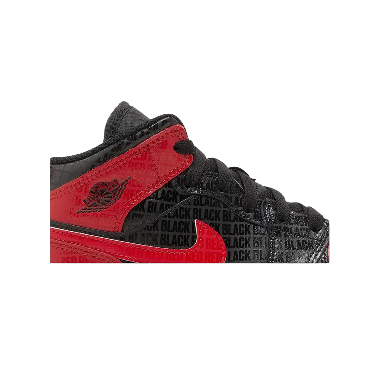 Air Jordan 1 Mid SS PS 'Black + Red = Bred'