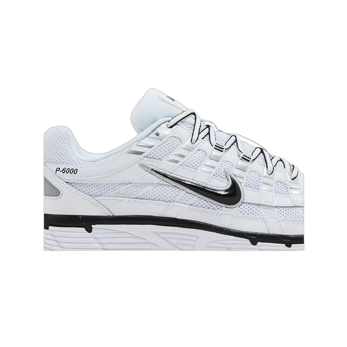 Nike P-6000 'White Metallic Silver Black'