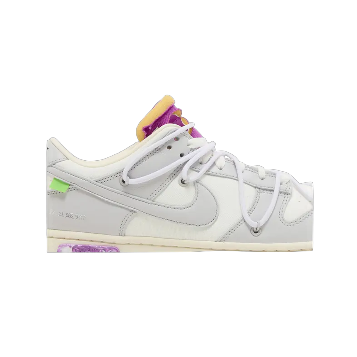 No Box Nike Off-White x Dunk Low 'Lot 03 of 50'