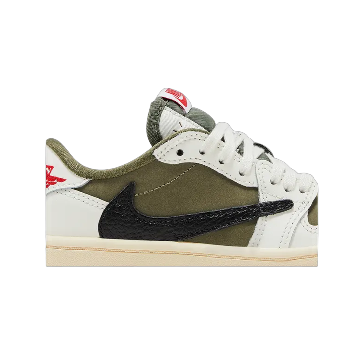 No Box Travis Scott x Air Jordan 1 Retro Low OG SP PS 'Reverse Olive / Medium Olive'