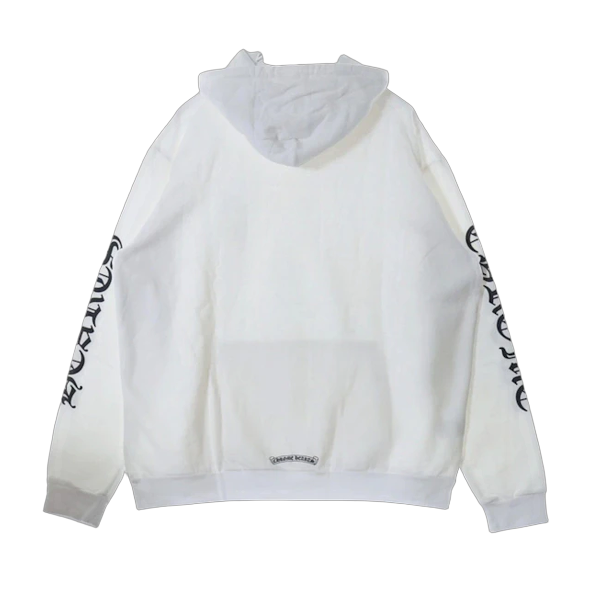 Chrome Hearts Vertical Logo Hoodie White