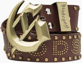 Godspeed Forged GS Studded Belt 'Brown'