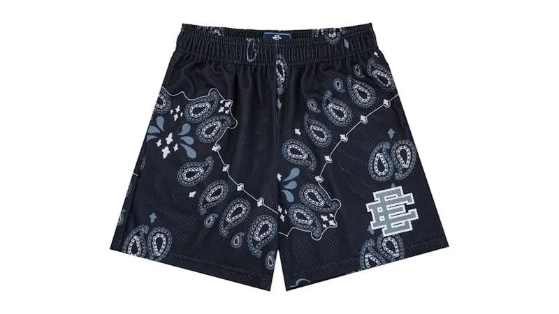 Eric Emanuel Shorts 'Black Paisley'