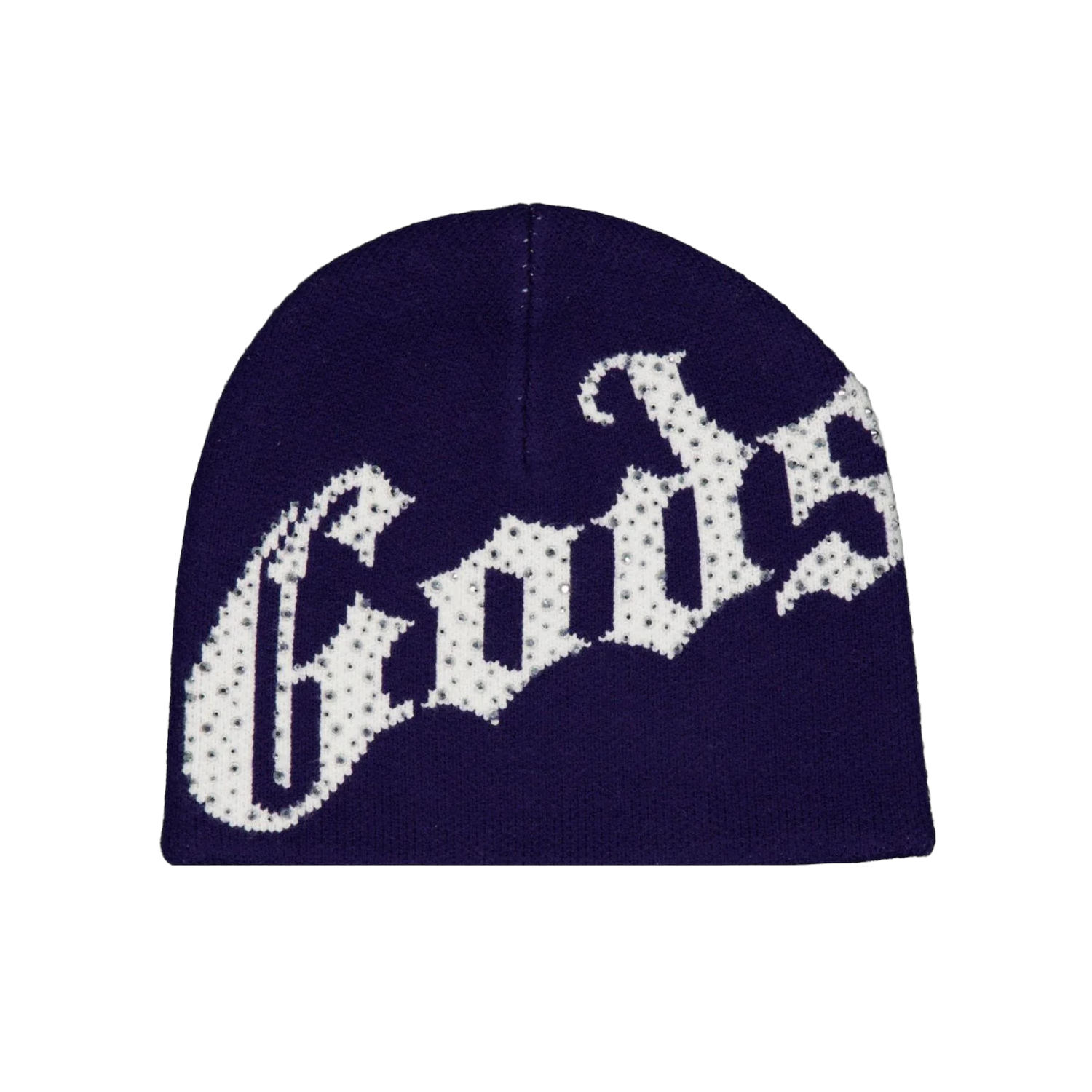Godspeed OG Logo Studded Beanie Navy/White