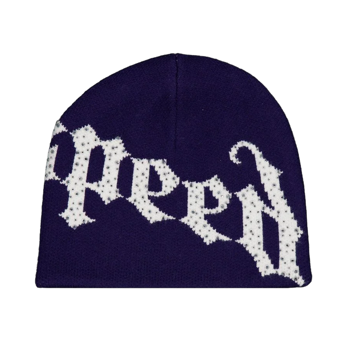 Godspeed OG Logo Studded Beanie Navy/White