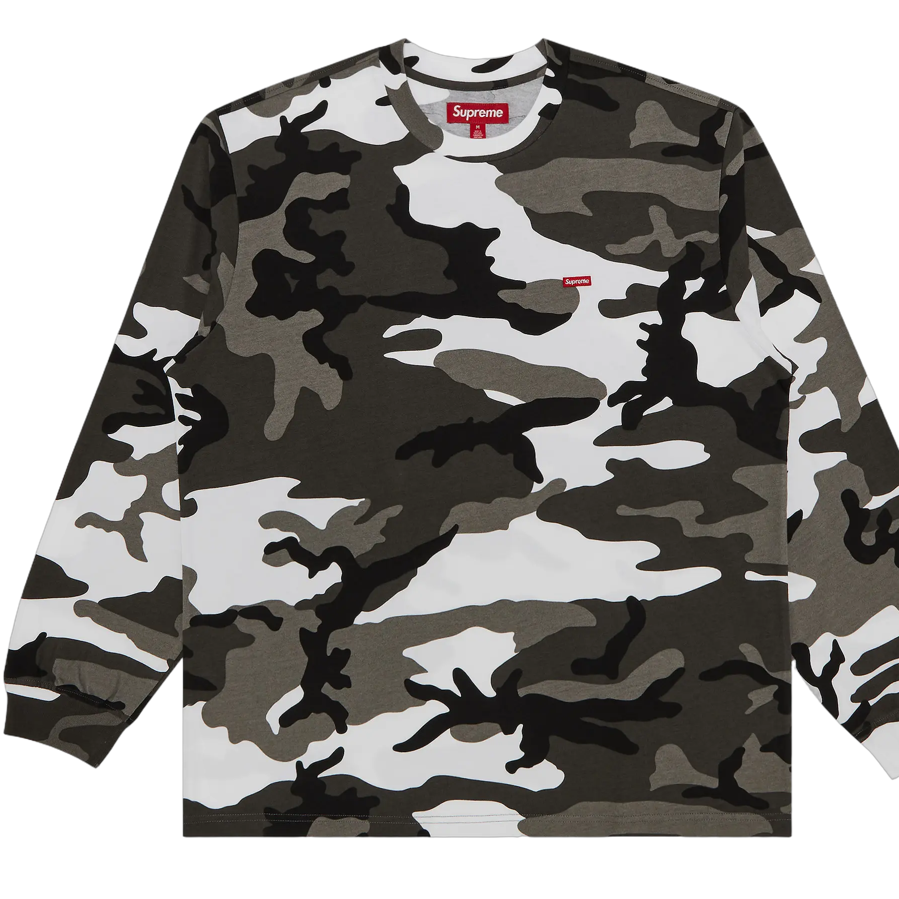Supreme Small Box Long-Sleeve Tee 'Snow Camo'