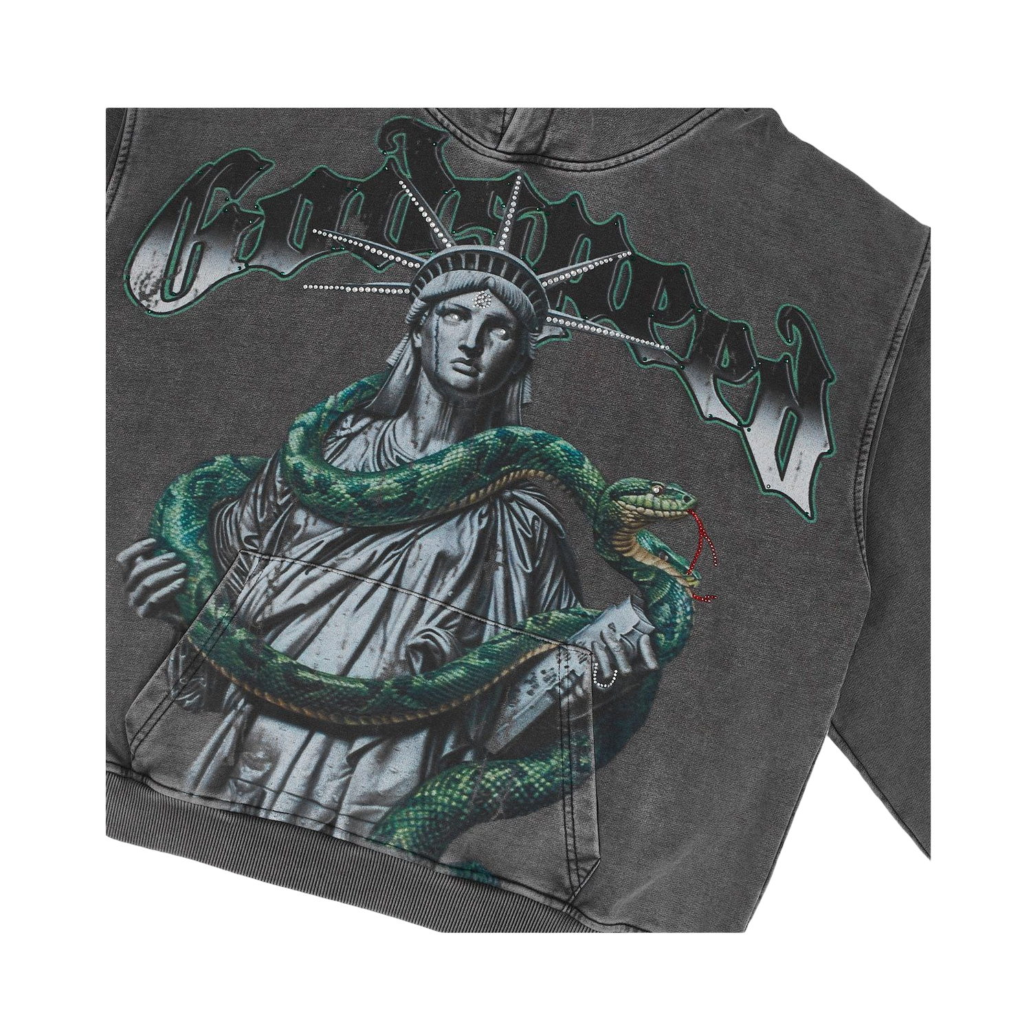 GodSpeed Top 5 Slizzy VVS Hoodie (Grey Wash)