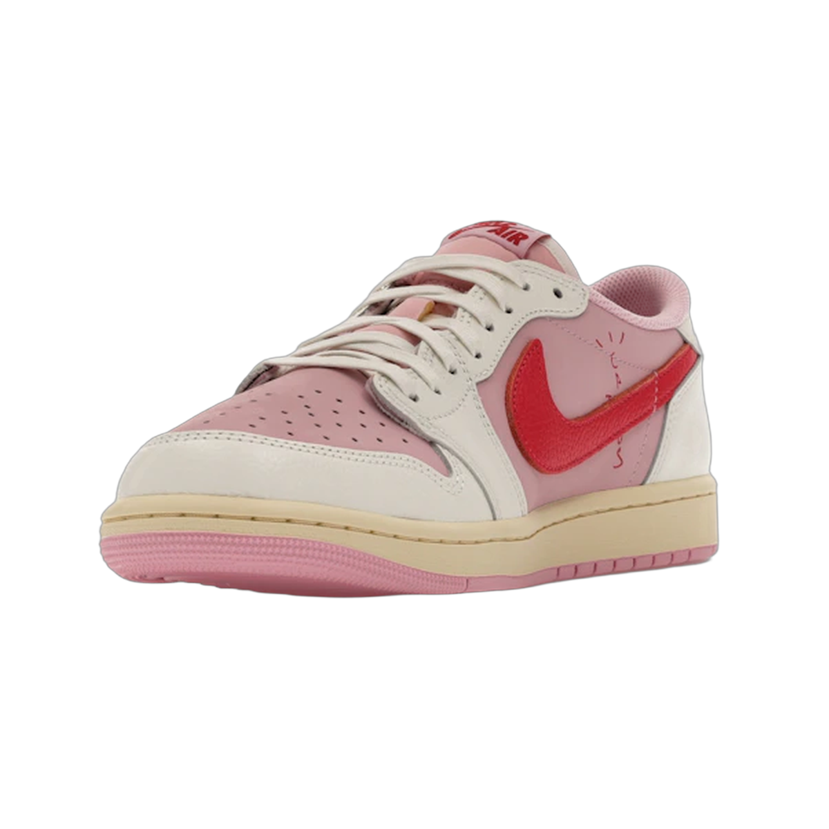 Travis Scott x Air Jordan 1 Retro Low OG SP 'Sail Tropical Pink'