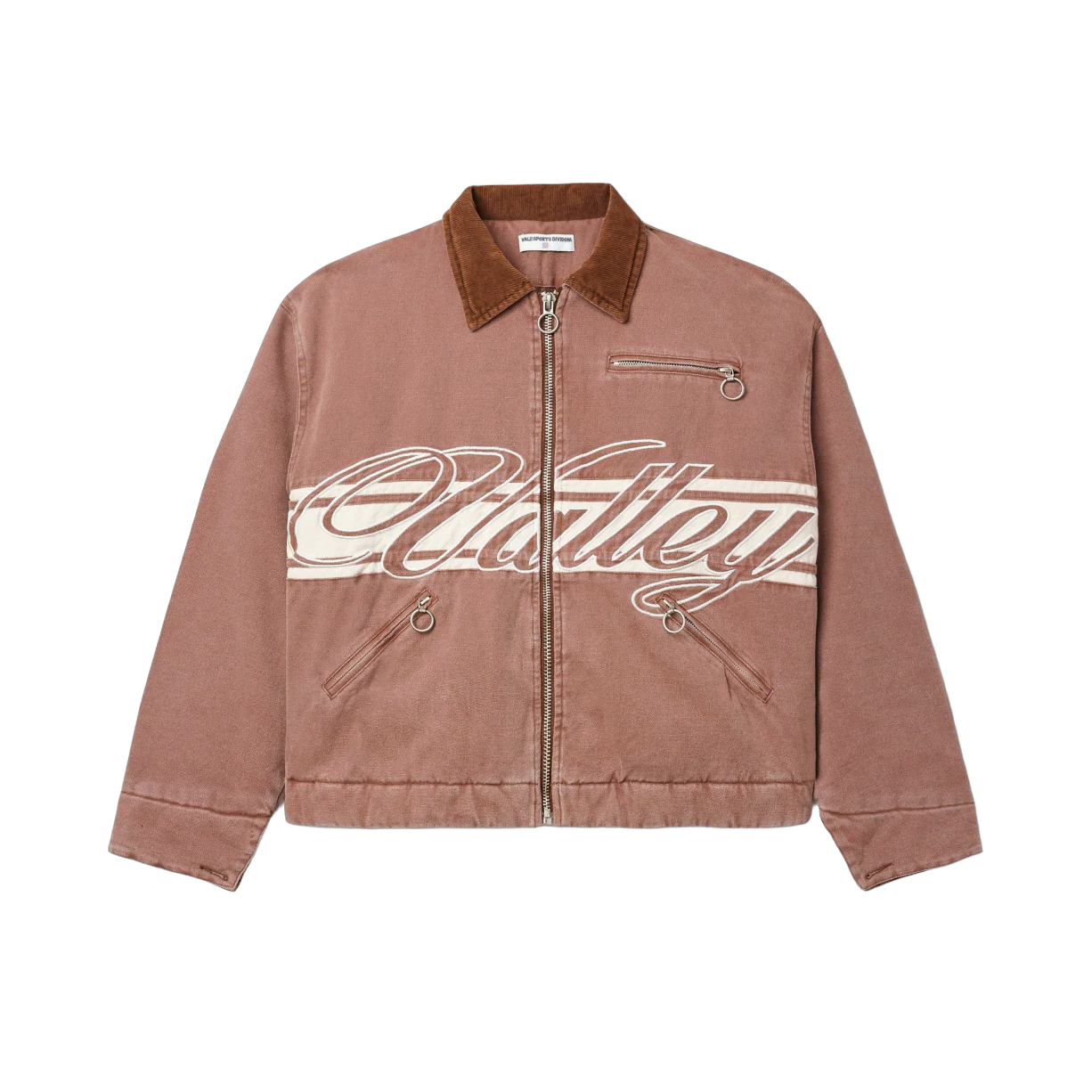 Vale Forever Brown Cursive Trucker Jacket