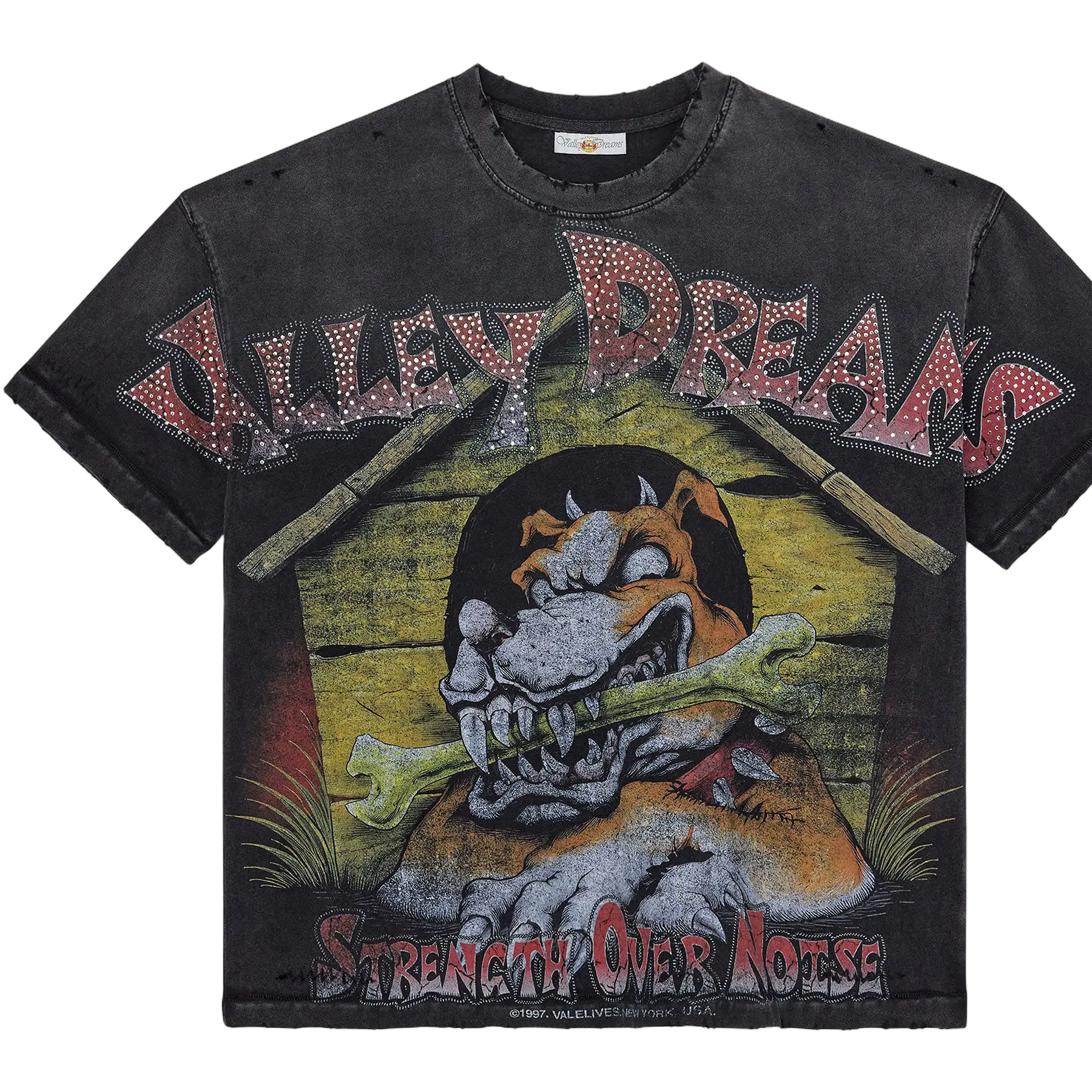 Vale Forever Doghouse Bling Tee 'Black'